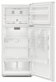 Whirlpool® 28" 16.3 Cu. Ft. White Top Freezer Refrigerator-1