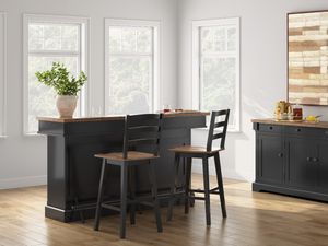 Signature Design by Ashley® Wildenauer Bar with 2 Stools