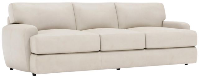 Bernhardt Cameron Bernhardt Living Beige Leather Sofa-0