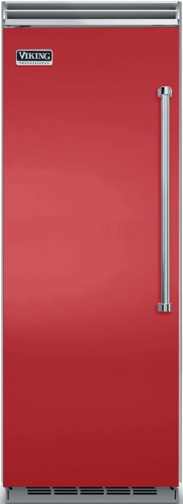 Viking® 5 Series 15.9 Cu. Ft. San Marzano Red Professional Left Hinge All Freezer-0