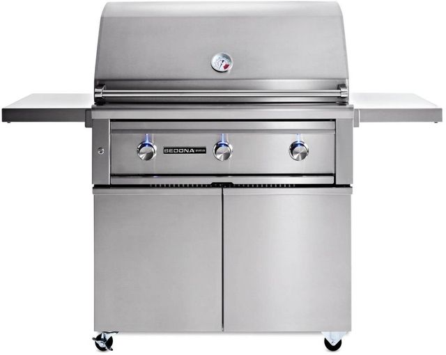LYNX® Sedona 3-Burner Stainless Steel Freestanding Liquid Propane Grill with 1 Prosear Infrared Burner and 2 Stainless Steel Burners-3