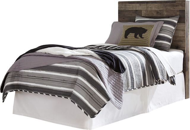 Benchcraft® Derekson Multi Gray Twin Panel Headboard-2