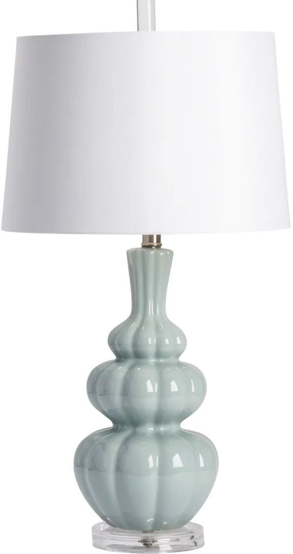 Crestview Collection Strata Pale Blue Table Lamp-0