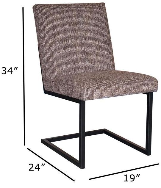 Nest Home Collections Indy Black/Rustique Dining Chair-2