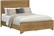 Monarch Specialties Inc. Medium Oak Queen Panel Bed-0