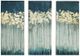 Olliix by Madison Park Teal Set f 3 Midnight Forest Gel Coat Canvas with Gold Foil Embellishment-0