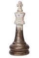 A & B Home Gold/White Magnesia Finial-0