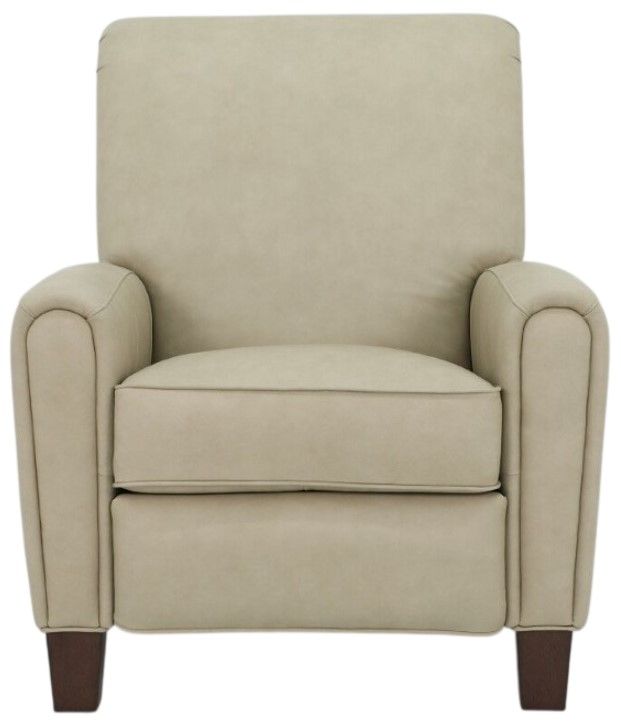 BarcaLounger® Harrington Cashmere Stone Leather Manual Recliner-3