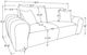 Coaster® Burnett Burnt Orange Upholstered Wide Arm Sofa-3