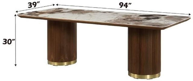 ACME Furniture Willene Dark Oak Dining Table-2
