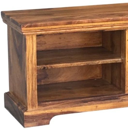 Jaipur Furniture Ganga Brown Small Plazma TV Unit-1