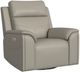 Flexsteel® Vernon Dove Gray Power Swivel Glider Recliner-0