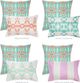 Laura Park Designs Birds of Paradise Green 22 x 22 Pillow-4