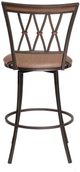Steve Silver Co. Sedona Brown Cherry/Dark Camel Swivel Bar Stool-3