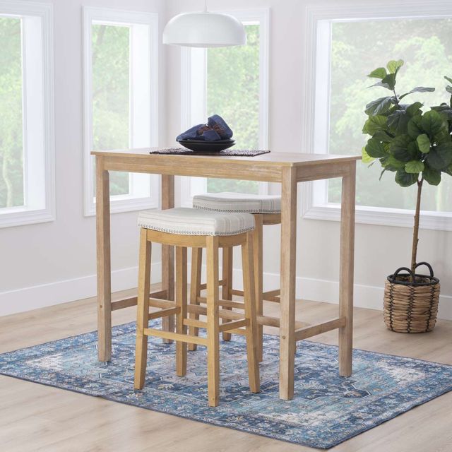 Linon Claridge Natural Pub Table-1