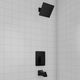 ZLINE Palisades Matte Black Modern Shower System-1