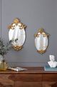 A & B Home Antique Gold Decorative Wall Mirror-5