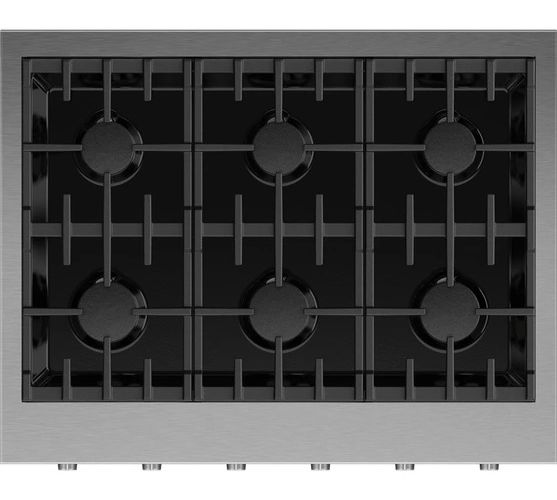 Fisher & Paykel Series 9 36" Stainless Steel Professional Liquid Propane Rangetop-1