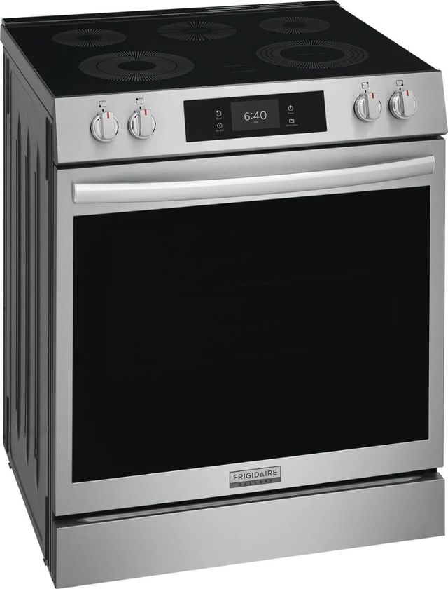 Frigidaire Gallery® 30'' Smudge-Proof® Stainless Steel Freestanding Electric Range with Stone-Baked Pizza-2