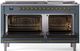 Ilve® Nostalgie II Series 60" Blue Grey Pro Style Dual Fuel Range-1