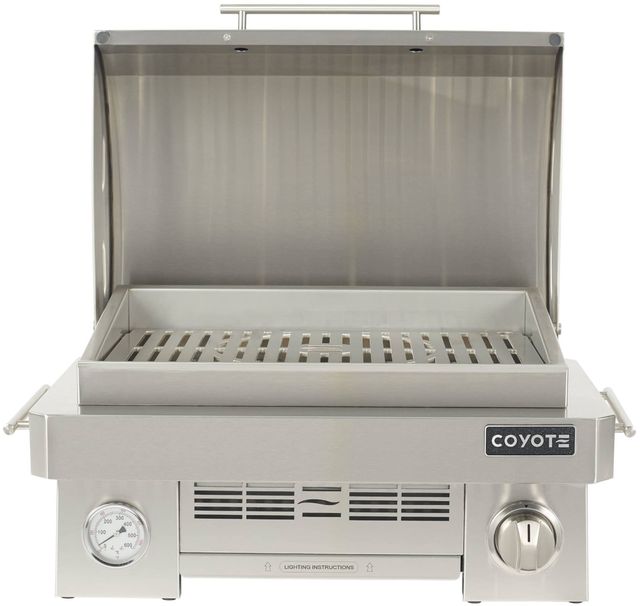 Coyote® Outdoor Living 1-Burner Stainless Steel Portable Liquid Propane Grill-1