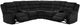Coaster® Atkinson Black Upholstered Reclining Sectional Sofa-1