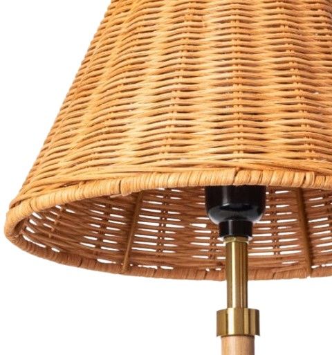 Surya Xander Bleached Brown Table Lamp-1