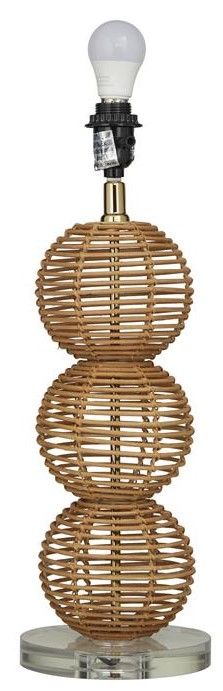 Deco Marche Brown/White Table Lamp-2