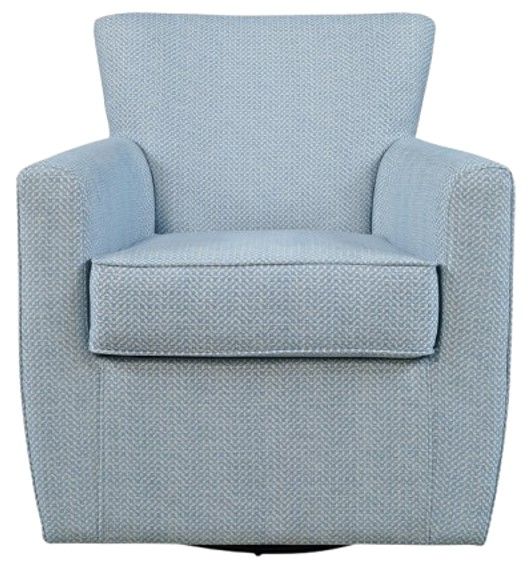 Jofran Inc. Harper Sky Swivel Accent Chair-3