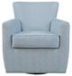 Jofran Inc. Harper Sky Swivel Accent Chair-3