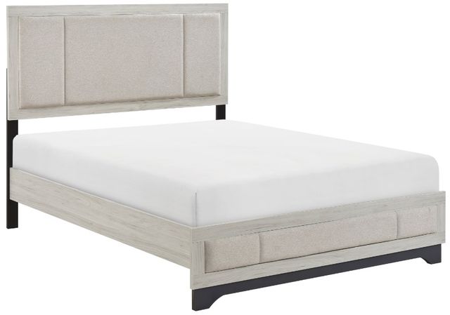 Homelegance® Westport Beige Eastern King Platform Panel Bed-0