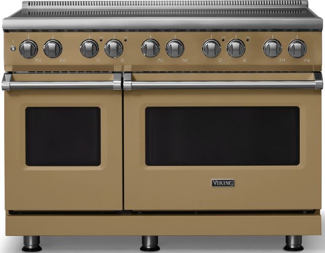 Viking® 5 Series 48" Golden Hour Pro Style Induction Range with Polished Chrome Trim-0