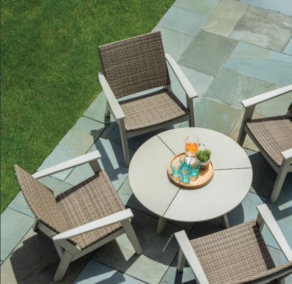 Seaside Casual DEX Round Chat Table-1