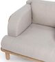 Classic Home Dawson Butterscotch Fabric/Wooden Outdoor Accent Chair-5