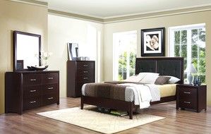 Mazin Furniture Edina Cherry Full Bed-1