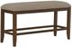 Standard Furniture Kyle Dark Walnut Counter Height Upholstered Bench-0