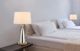 Cal® Lighting & Accessories Lockport Chrome/White Table Lamp-1