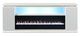 Furniture of America® Medea White 71" TV Stand with Electric Fire Place-0