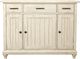 Riverside Furniture Aberdeen Weathered Worn White Sideboard-1