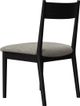 Bernards Elure Beige/Peppercorn Crescent Dining Side Chair-3