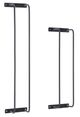 Powell® Terry 2-Piece Black Towel Rack Set-0