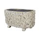 A & B Home Gray Footed Long Planter with Patterns-3
