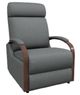 Best® Home Furnishings Customizable Kinetix Manual Space Saver® Recliner with Dark Walnut Arm-0