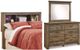 Signature Design by Ashley® Trinell 3-Piece Brown Full Bookcase Headboard Bed Set-0