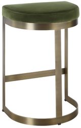 Brushed Brass-Moss Green