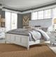 Liberty Furniture Allyson Park 4-Piece Charcoal/Wirebrushed White California King Panel Bedroom Set-1