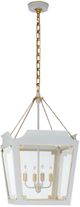 Visual Comfort Caddo by Julie Neill Signature Soft White and Gild Medium Lantern-0