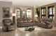 Homelegance® Aram Brown Manual Double Reclining Sofa-1