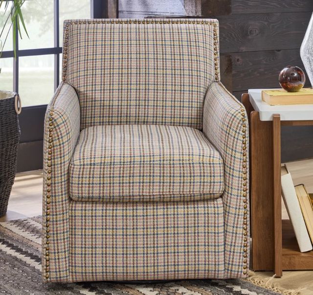 Flexsteel® Customizable Beckett Fabric Swivel Chair-1
