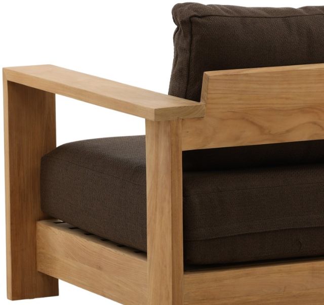 Dovetail Furniture Naya Natural/Woolacombe Chocolate Acrylic/Wooden  Outdoor Sofa Chair-4